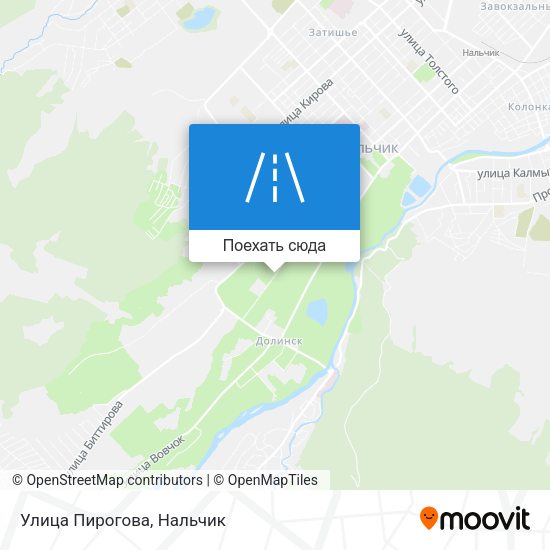 Карта Улица Пирогова