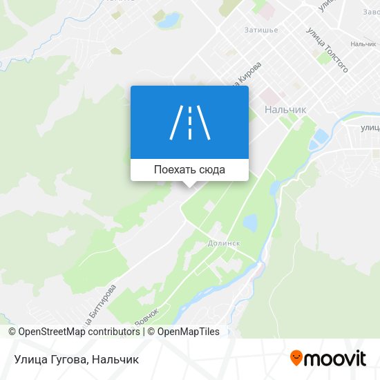 Карта Улица Гугова