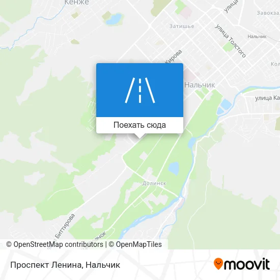 Карта Проспект Ленина