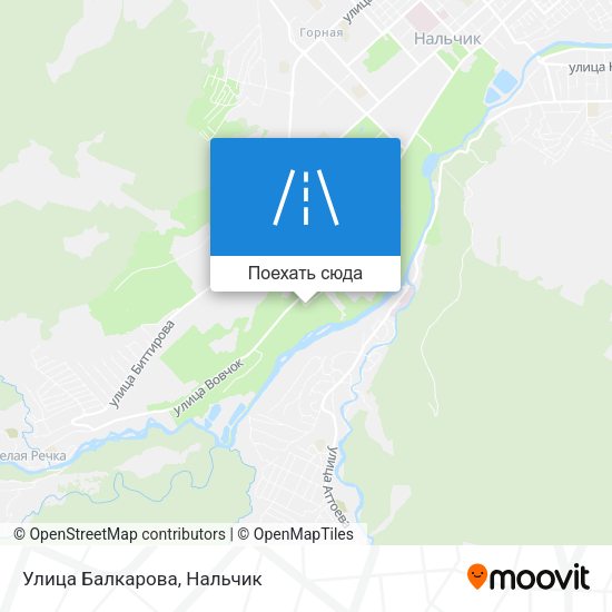 Карта Улица Балкарова