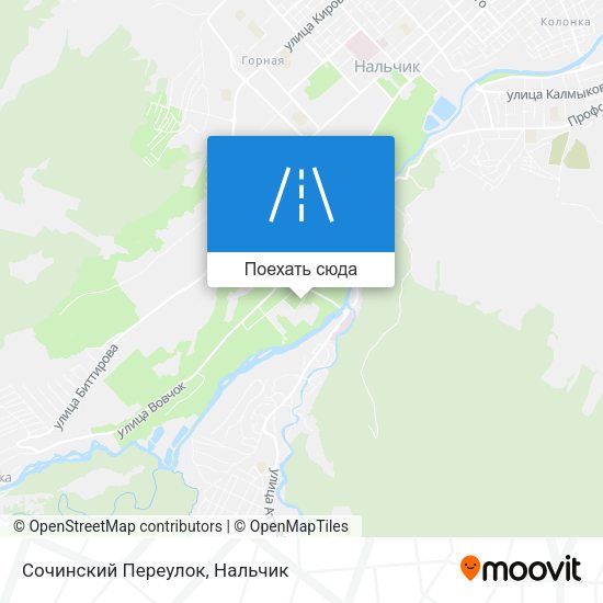 Карта Сочинский Переулок