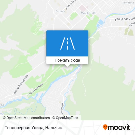 Карта Теплосерная Улица