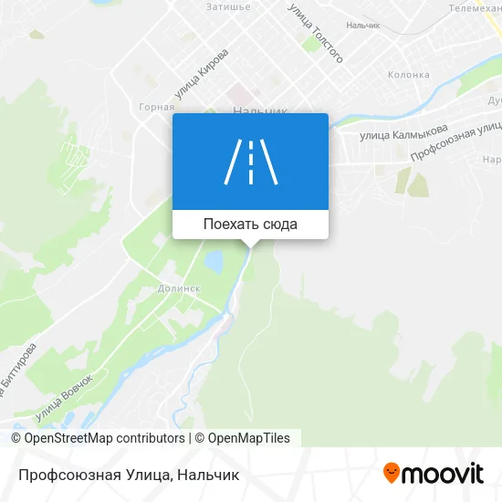 Карта Профсоюзная Улица