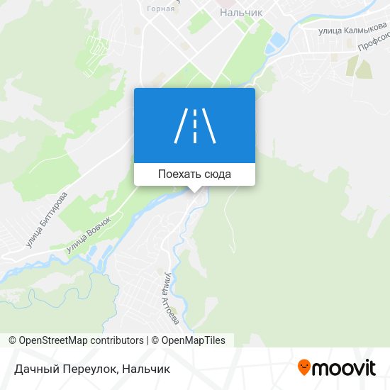 Карта Дачный Переулок
