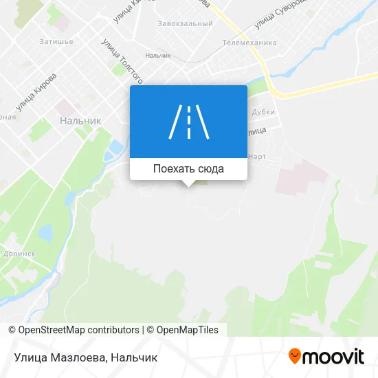 Карта Улица Мазлоева
