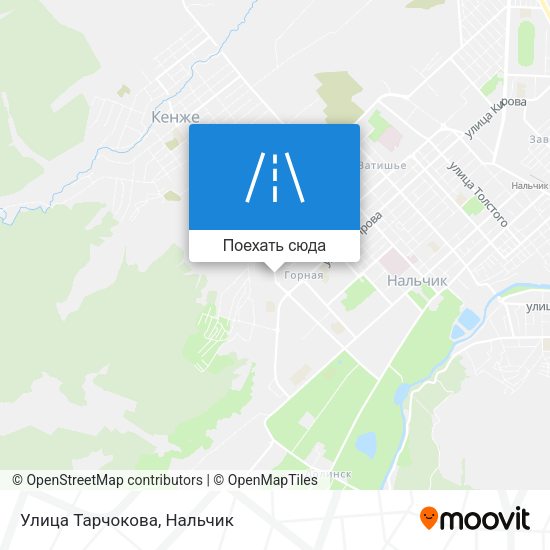Карта Улица Тарчокова