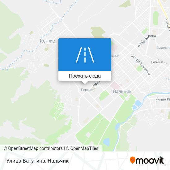 Карта Улица Ватутина