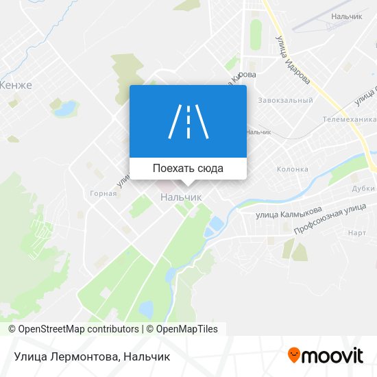 Карта Улица Лермонтова