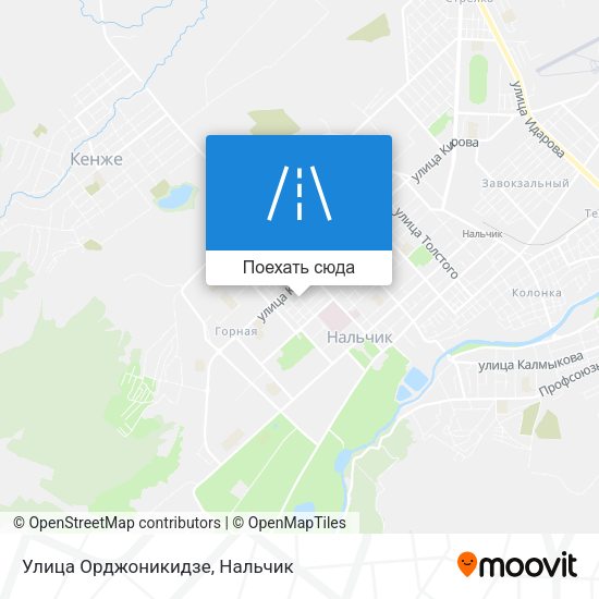 Карта Улица Орджоникидзе
