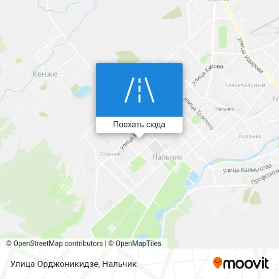 Карта Улица Орджоникидзе