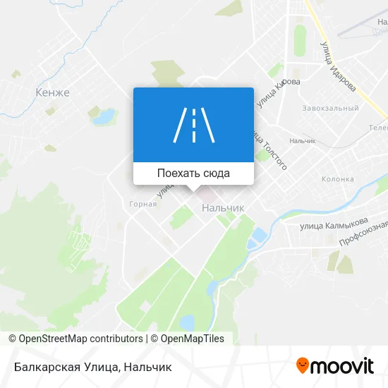 Карта Балкарская Улица