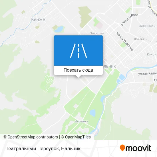 Карта Театральный Переулок
