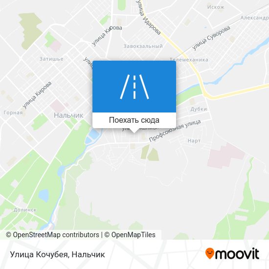 Карта Улица Кочубея