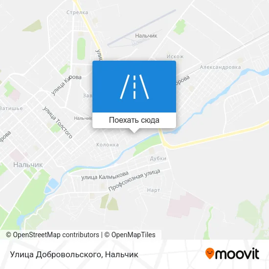 Карта Улица Добровольского