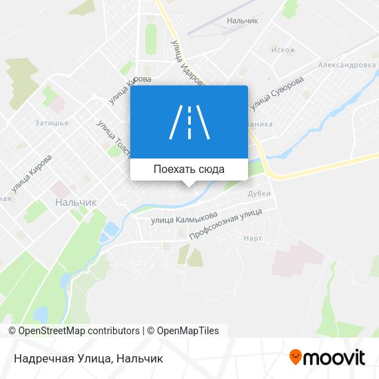 Карта Надречная Улица