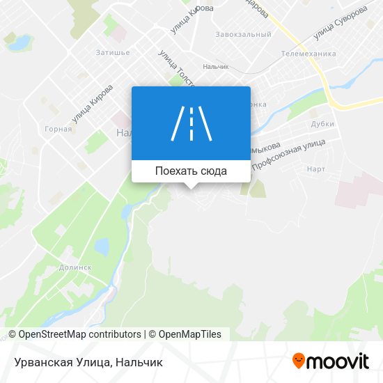 Карта Урванская Улица