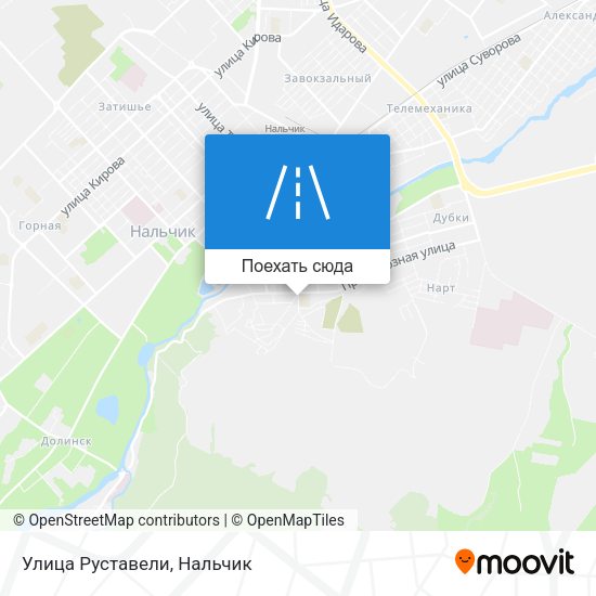 Карта Улица Руставели