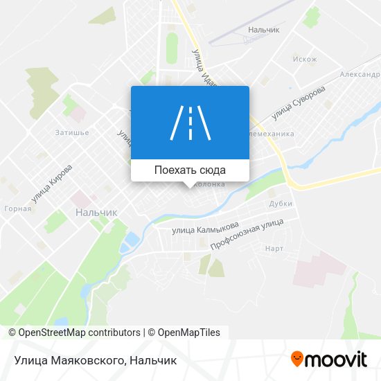 Карта Улица Маяковского