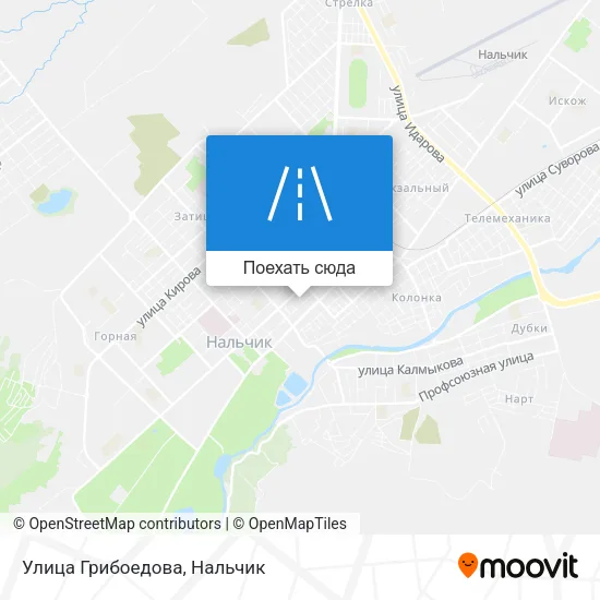 Карта Улица Грибоедова