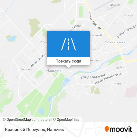 Карта Красивый Переулок
