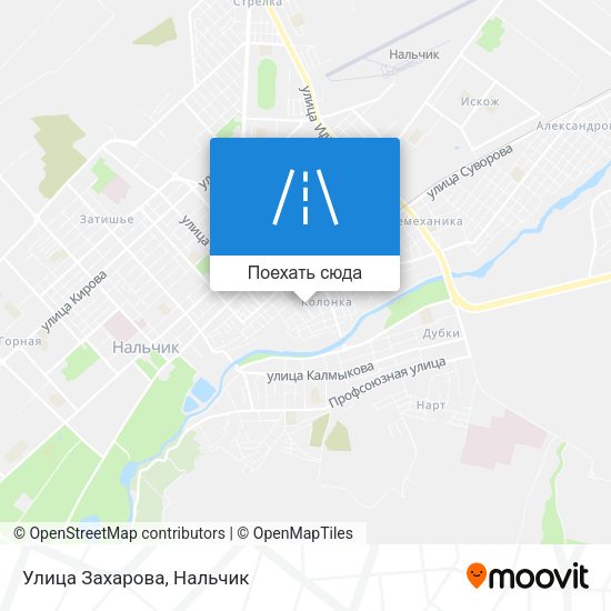 Карта Улица Захарова