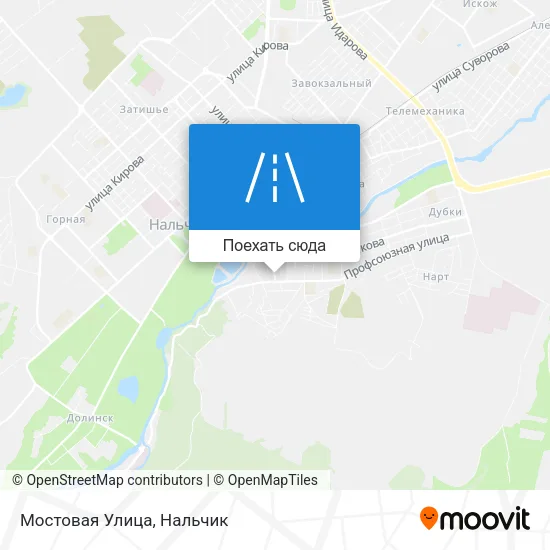 Карта Мостовая Улица