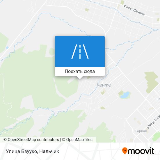 Карта Улица Бзууко