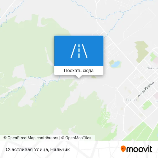Карта Счастливая Улица