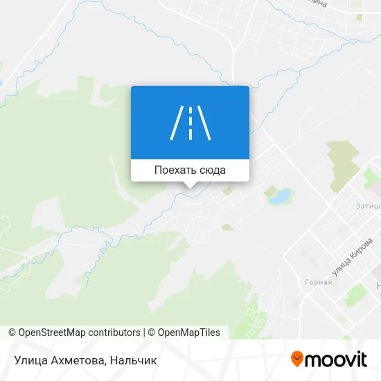 Карта Улица Ахметова