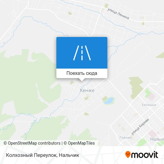 Карта Колхозный Переулок