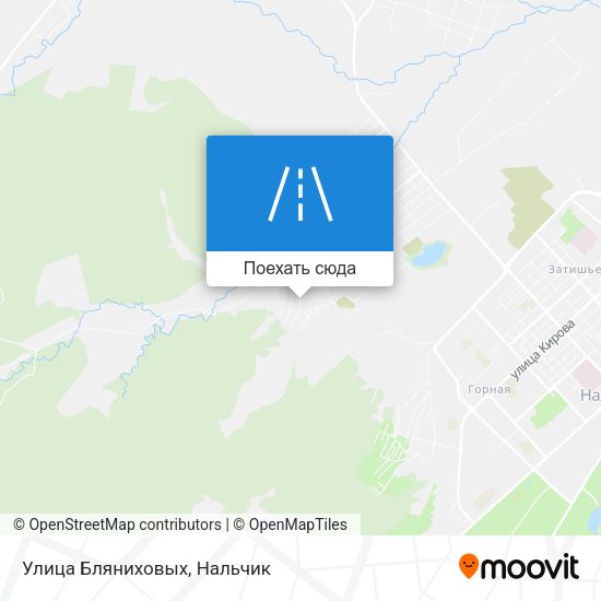 Карта Улица Бляниховых