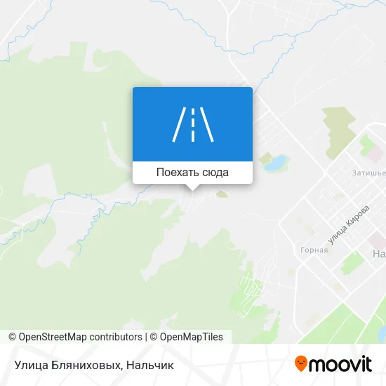 Карта Улица Бляниховых