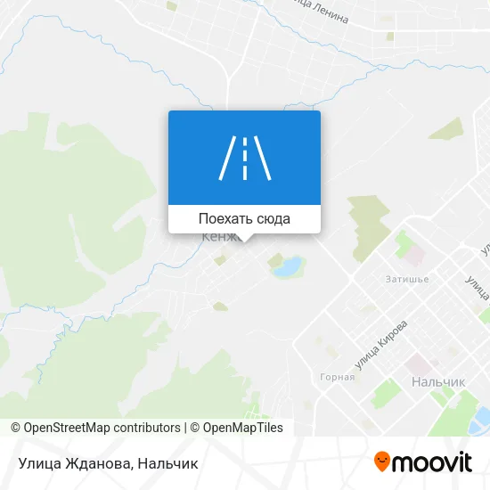 Карта Улица Жданова