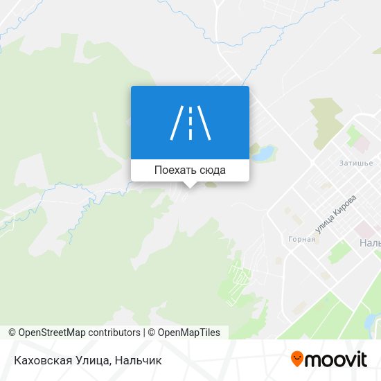 Карта Каховская Улица