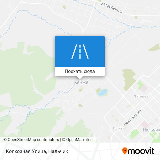 Карта Колхозная Улица