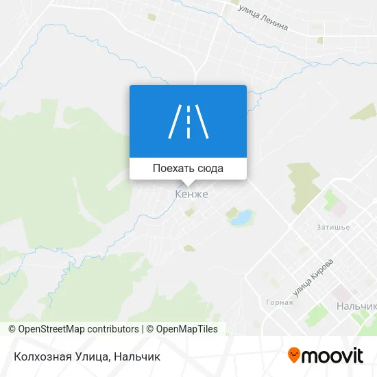 Карта Колхозная Улица