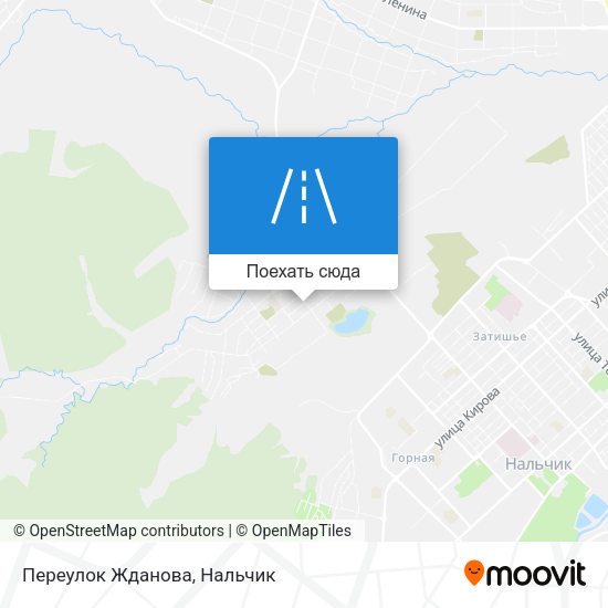 Карта Переулок Жданова