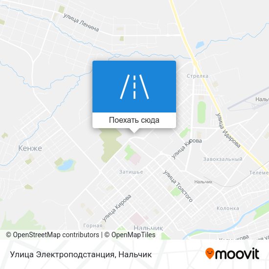 Карта Улица Электроподстанция