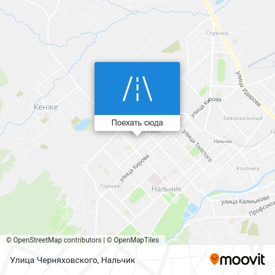 Карта Улица Черняховского