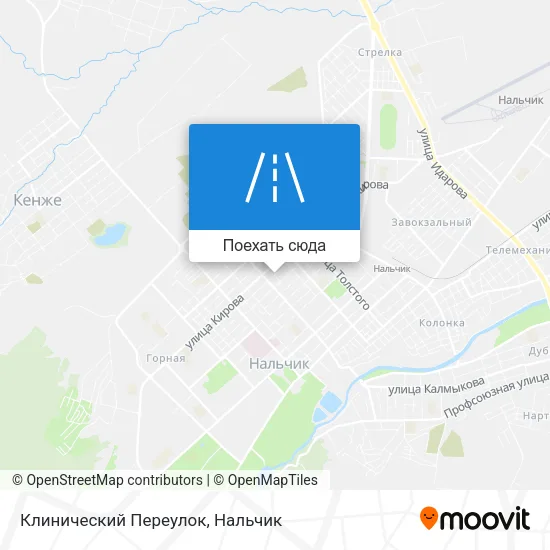 Карта Клинический Переулок
