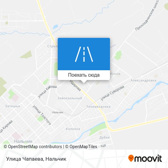 Карта Улица Чапаева