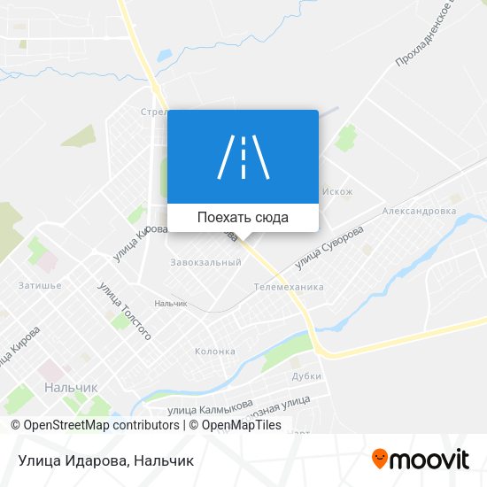 Карта Улица Идарова