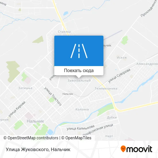 Карта Улица Жуковского
