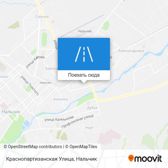Карта Краснопартизанская Улица