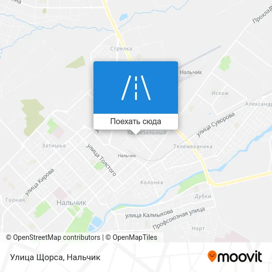 Карта Улица Щорса