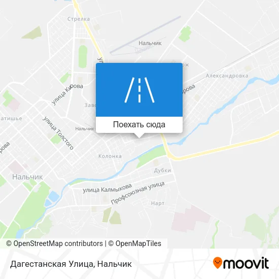 Карта Дагестанская Улица