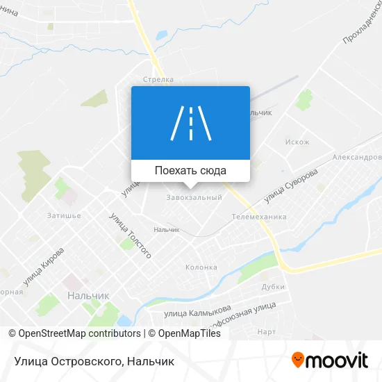 Карта Улица Островского