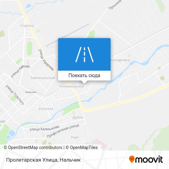 Карта Пролетарская Улица