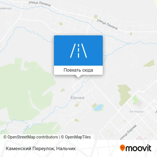 Карта Каменский Переулок