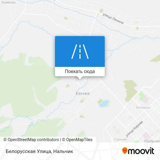 Карта Белорусская Улица